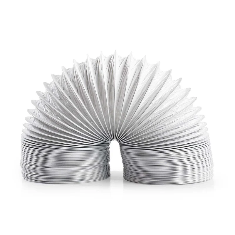 PVC Luchtafvoerslang 127 mm - 6.00m - Geschikt voor: Luchtventilatie / Wasdrogers