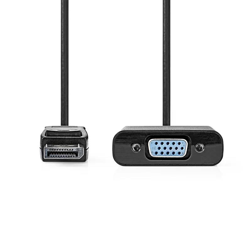 DisplayPort-Adapter DisplayPort Male - VGA Female 15p - 1080p
