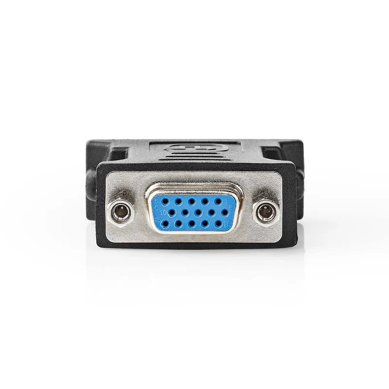 DVI-Adapter DVI-I 24+5-Pin Male - VGA Female 15p - Vernikkeld