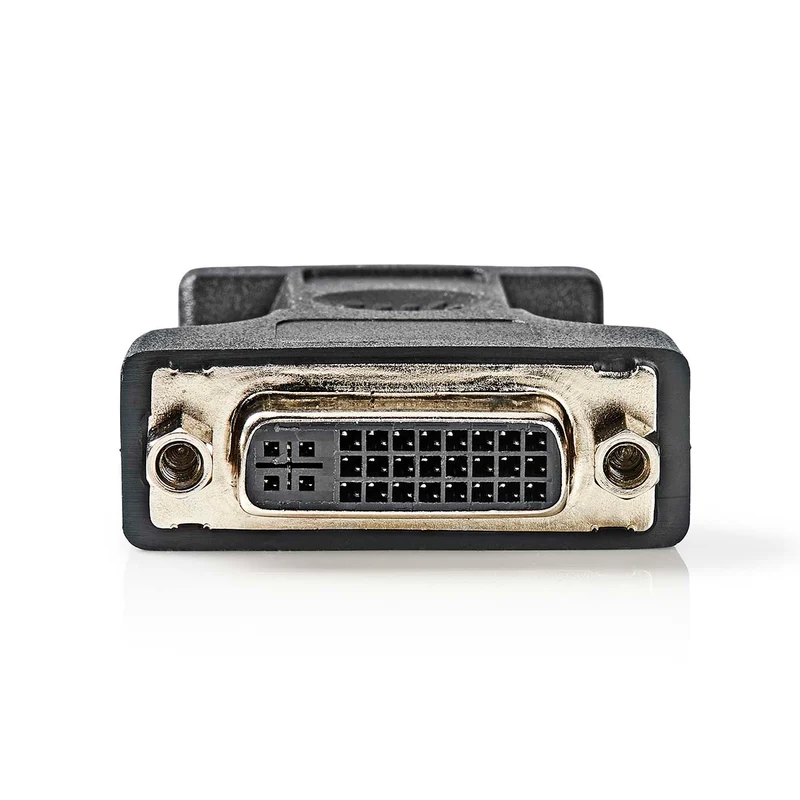 VGA-Adapter VGA Male - DVI-I 24+5-Pins Female - Vernikkeld