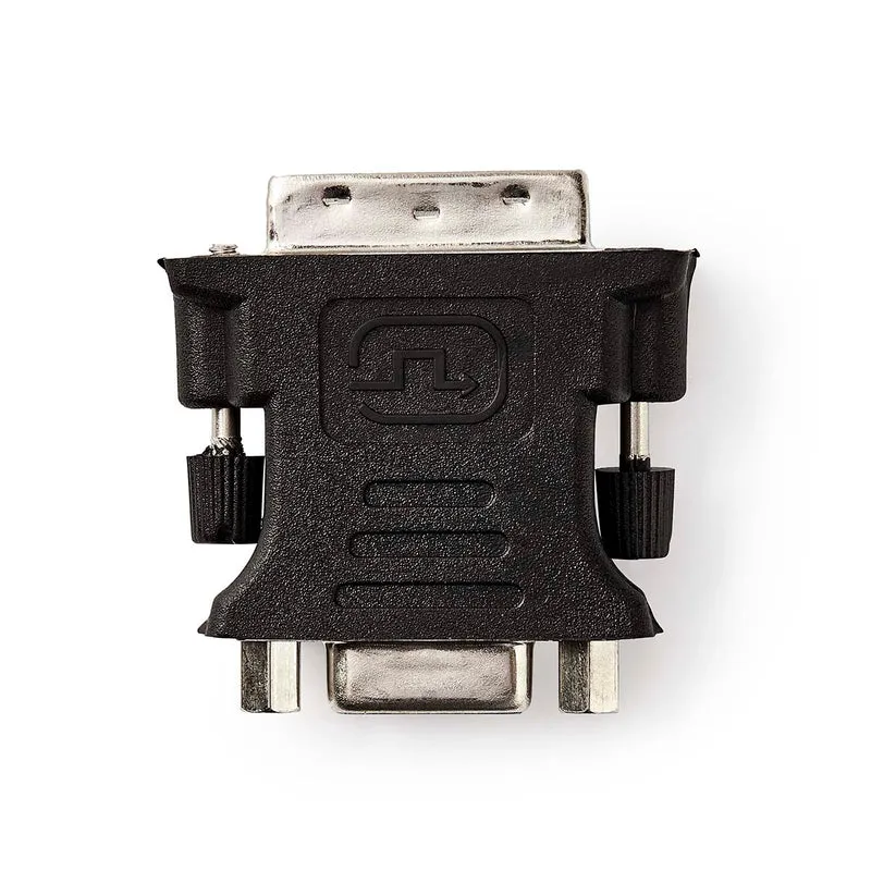 DVI-Adapter DVI-I 24+5-Pin Male - VGA Female 15p - Vernikkeld