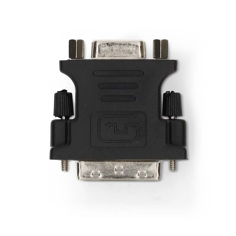 DVI-Adapter DVI-I 24+5-Pin Male - VGA Female 15p - Vernikkeld