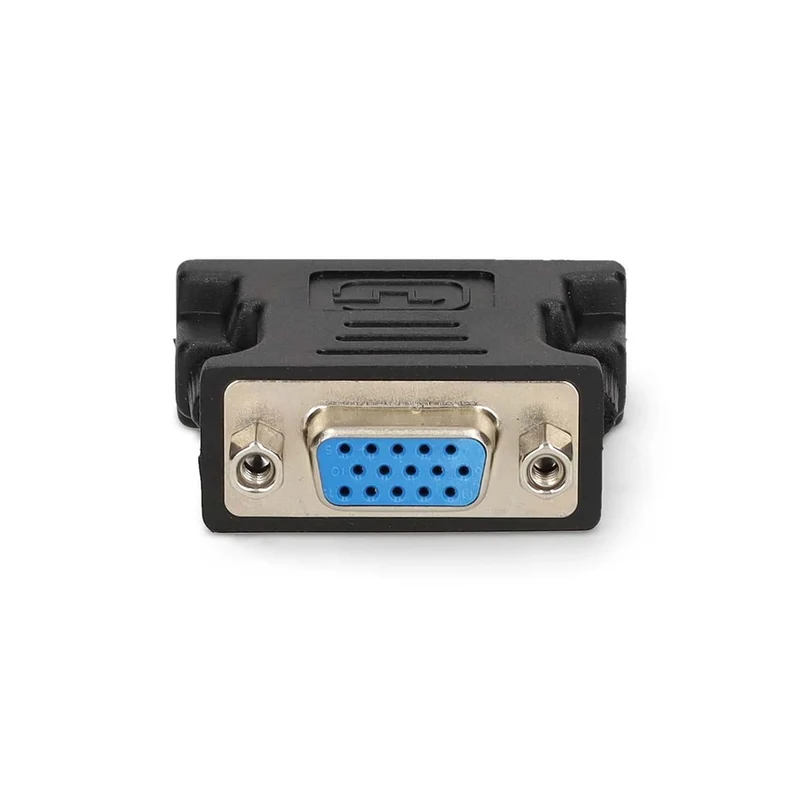 DVI-Adapter DVI-I 24+5-Pin Male - VGA Female 15p - Vernikkeld