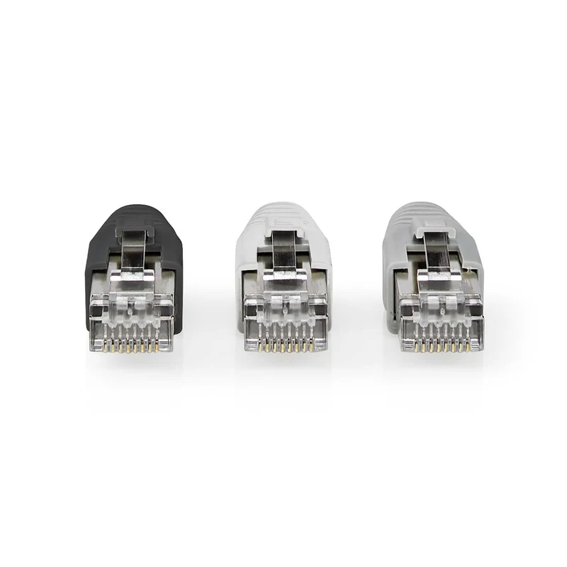 RJ45-Connector RJ45 Pass Through - Stevig/Gesnoerd FTP CAT6 - Recht