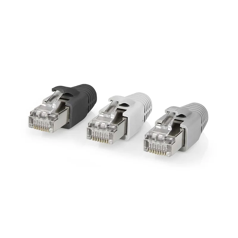 RJ45-Connector RJ45 Pass Through - Stevig/Gesnoerd FTP CAT6 - Recht