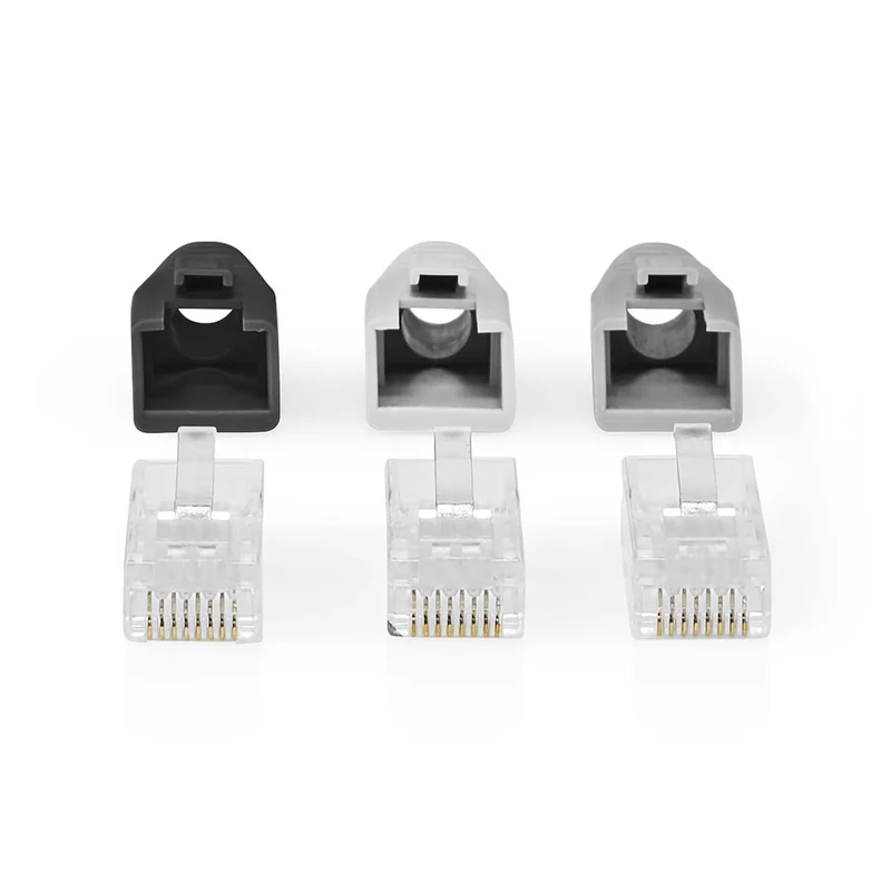 RJ45-Connector RJ45 Pass Through - Stevig/Gesnoerd UTP CAT6 - Recht