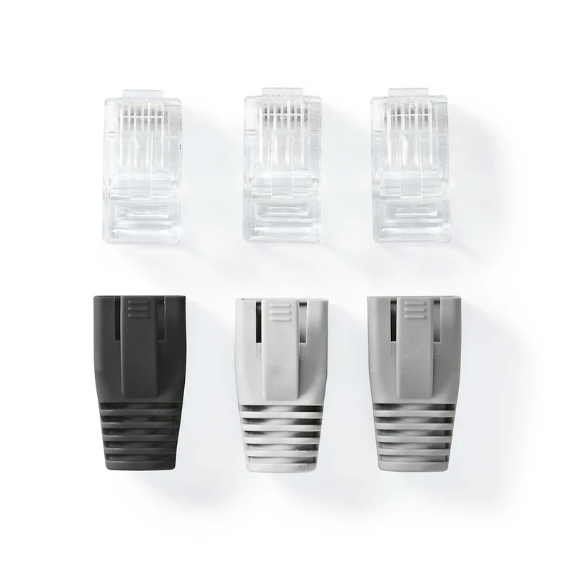 RJ45-Connector RJ45 Pass Through - Stevig/Gesnoerd UTP CAT6 - Recht