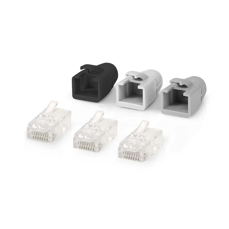 RJ45-Connector RJ45 Pass Through - Stevig/Gesnoerd UTP CAT6 - Recht