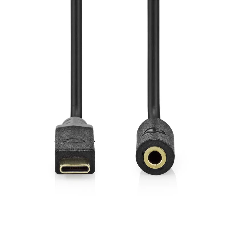USB-C™ Adapter USB 2.0 - USB-C™ Male - 3,5 mm Female