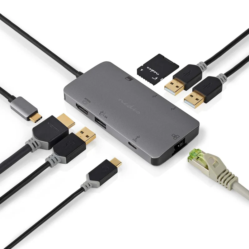USB Multi-Port Adapter 7-in-1 - USB 3.2 Gen 1 - USB-C™ Male