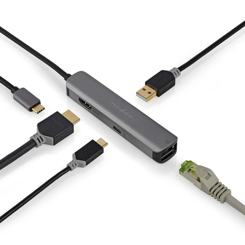 USB Multi-Port Adapter 4-in-1 - USB 3.2 Gen 1 - USB-C™ Male