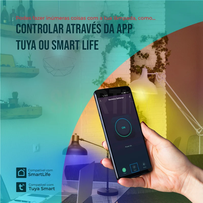 Lâmpada LED RGB - CCT (Cores + Branco) Inteligente E14 WiFi Smartify