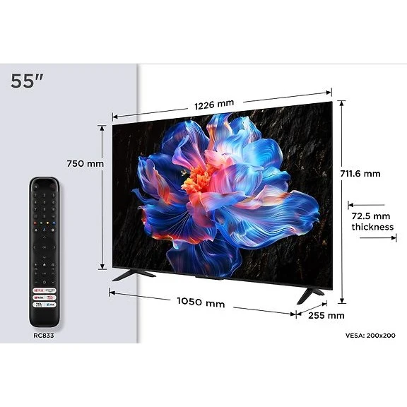 TCL 55" P6K, 4K LED Google TV