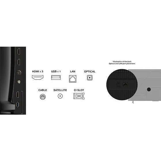 TCL 55" P6K, 4K LED Google TV