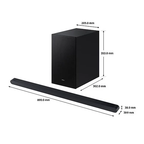 Samsung HW-S700D 3.1 Dolby Atmos Soundbar Sound System, Black