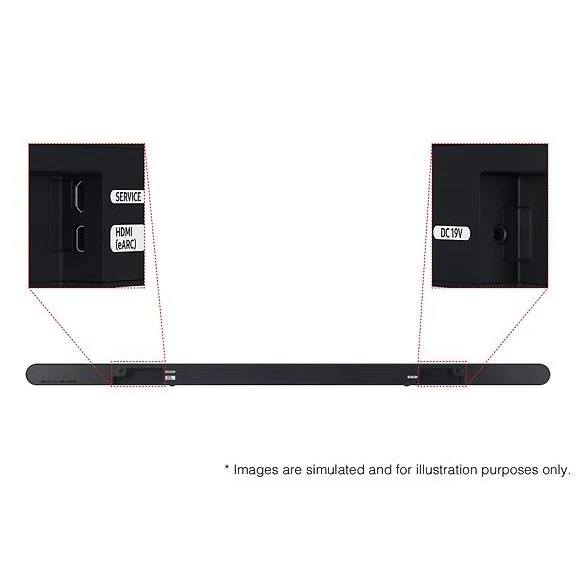 Samsung HW-S700D 3.1 Dolby Atmos Soundbar Sound System, Black