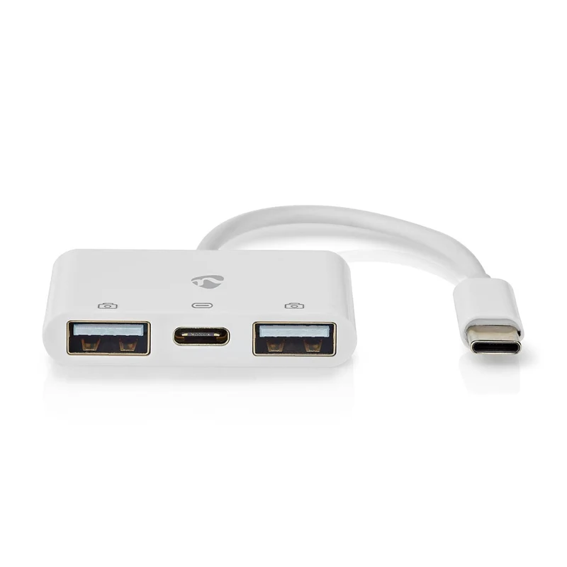 USB-Hub 1x USB-C™ - 1x USB-C™ / 2x USB 2.0 A Female - 3 poort(en)