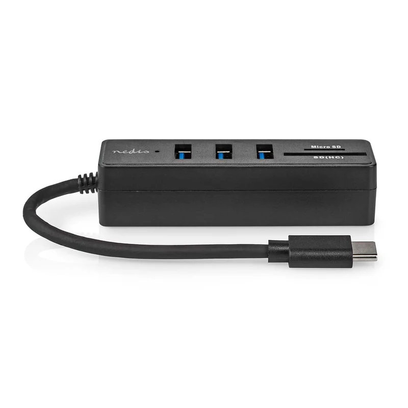 USB-Hub 1x USB-C™ - 3x USB A Female - 5-Poorts poort(en)