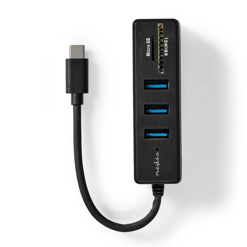 USB-Hub 1x USB-C™ - 3x USB A Female - 5-Poorts poort(en)
