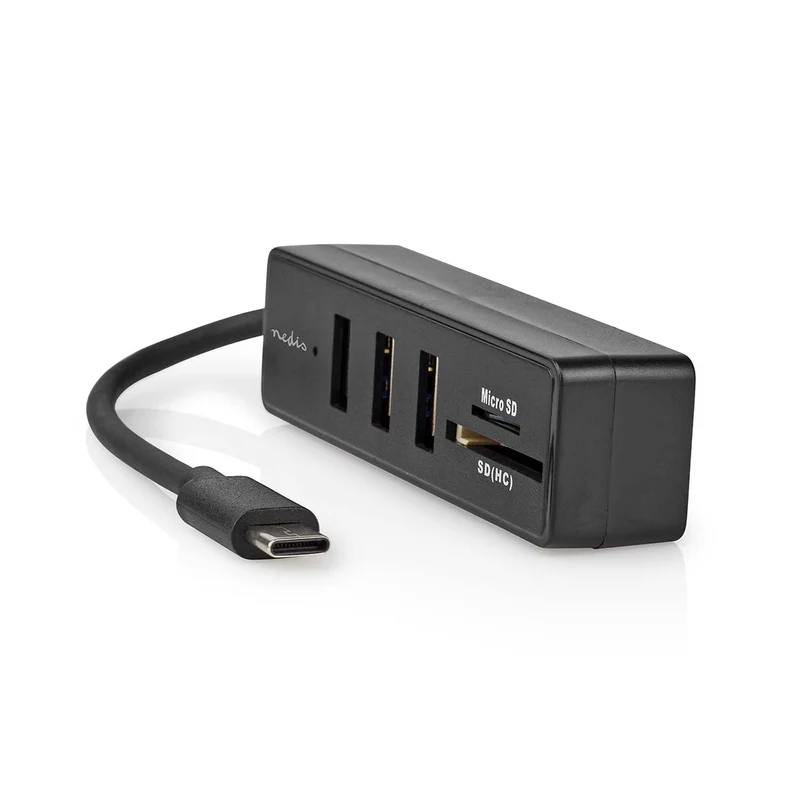 USB-Hub 1x USB-C™ - 3x USB A Female - 5-Poorts poort(en)