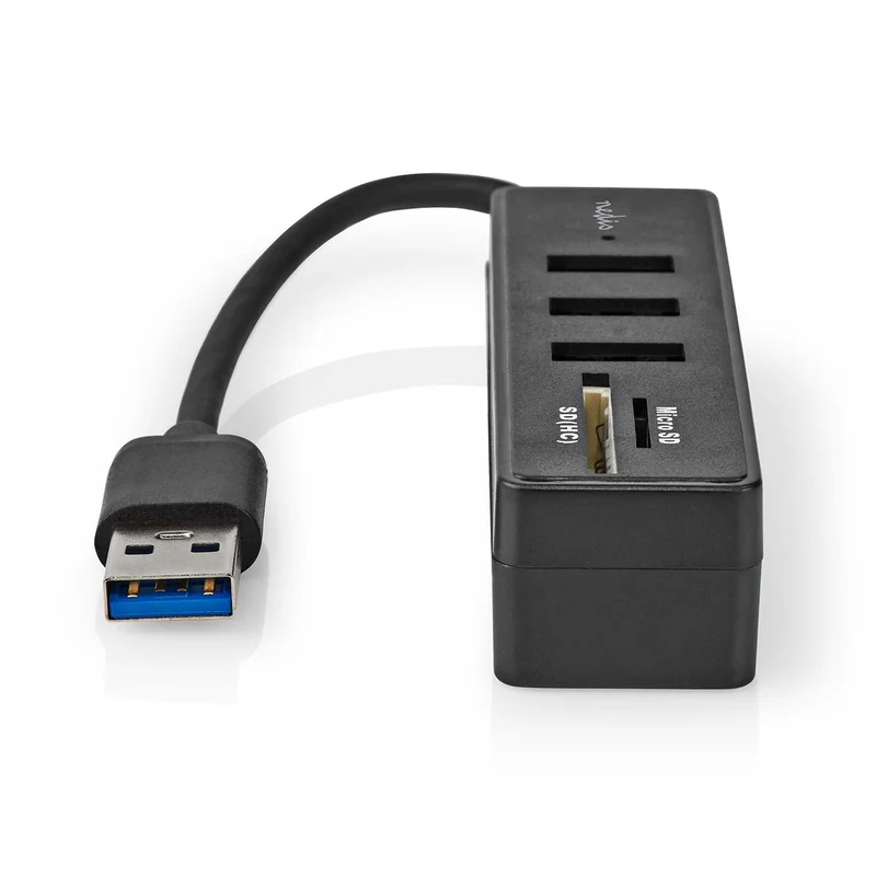 USB-Hub USB-A Male - 3x USB A Female - 5-Poorts poort(en)