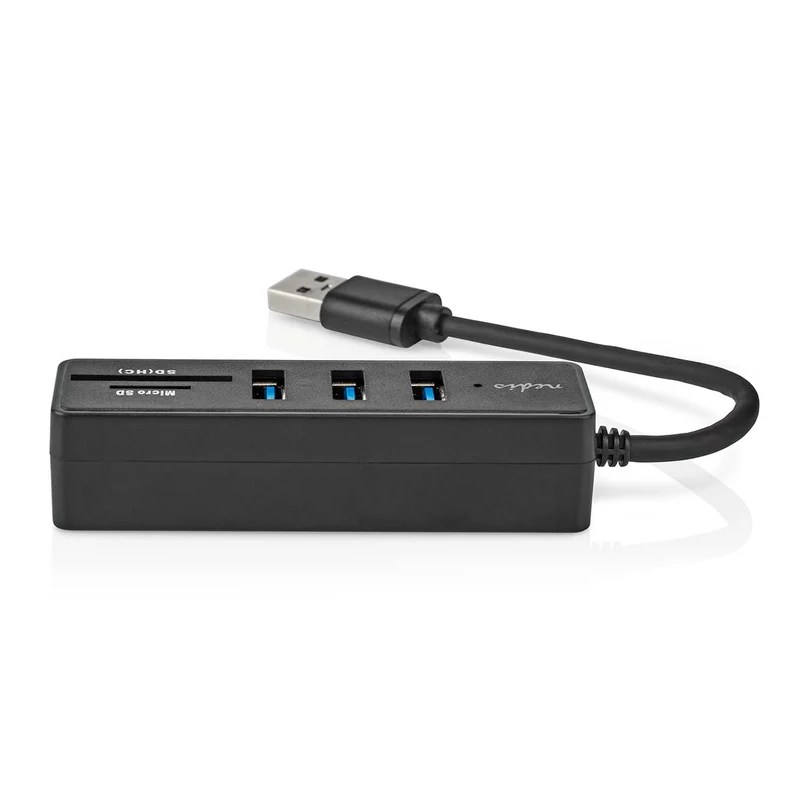 USB-Hub USB-A Male - 3x USB A Female - 5-Poorts poort(en)