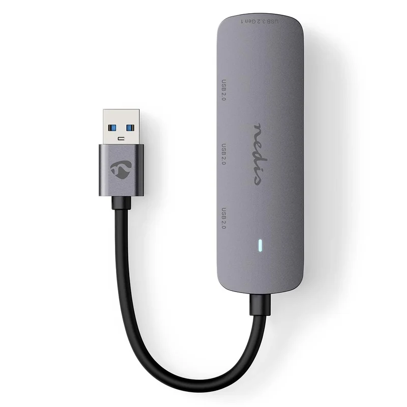 USB-Hub USB-A Male - 4x USB A Female - 4-Poorts poort(en)