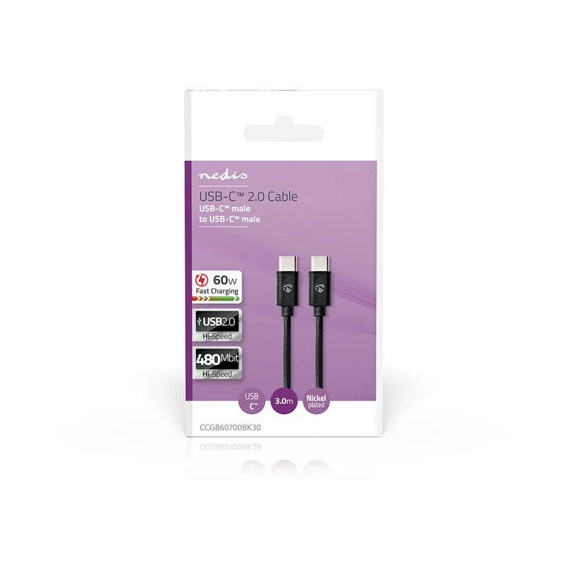 USB-Kabel USB 2.0 - USB-C™ Male - USB-C™ Male