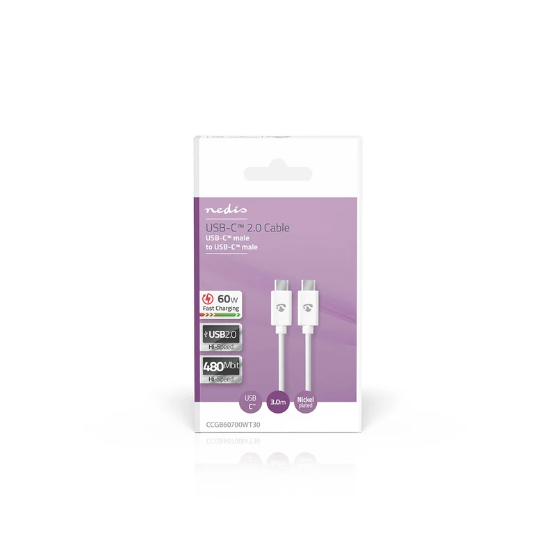 USB-Kabel USB 2.0 - USB-C™ Male - USB-C™ Male