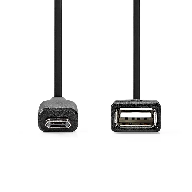 USB Micro-B Adapter USB 2.0 - USB Micro-B Male - USB-A Female
