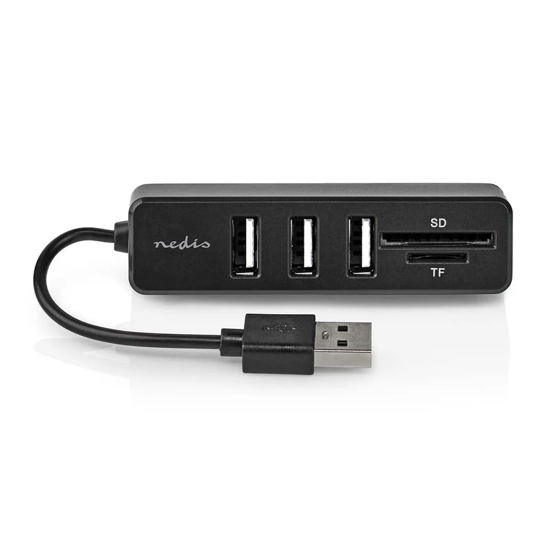 USB-Hub 1x USB-A - 3x USB A Female - 5-Poorts poort(en)