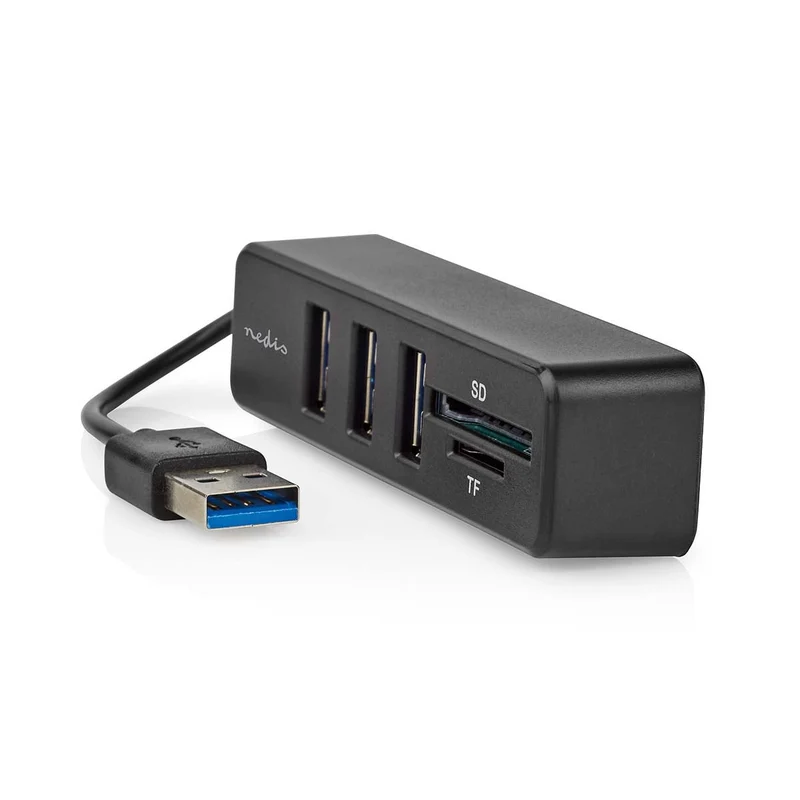 USB-Hub 1x USB-A - 3x USB A Female - 5-Poorts poort(en)