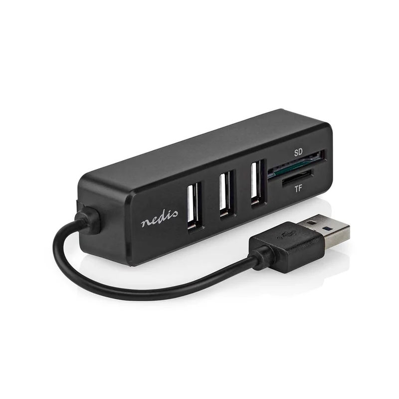 USB-Hub 1x USB-A - 3x USB A Female - 5-Poorts poort(en)