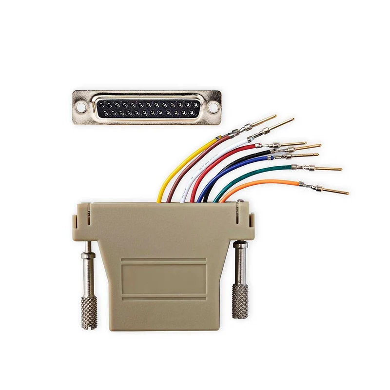 Seriële Adapter Adapter - D-SUB 25-Pins Female - RJ45 Female