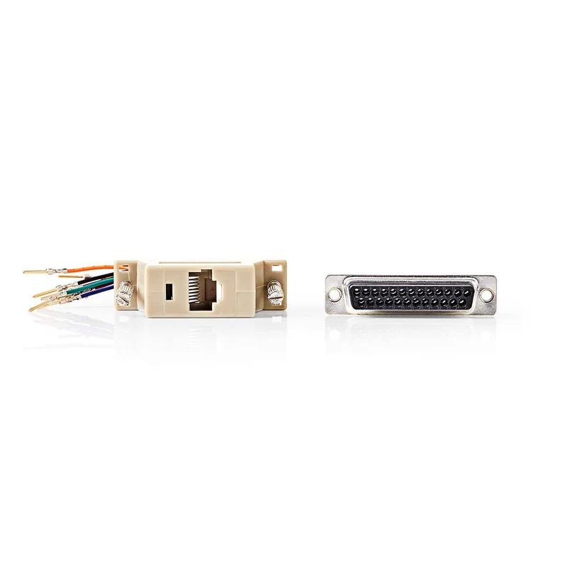Seriële Adapter Adapter - D-SUB 25-Pins Female - RJ45 Female