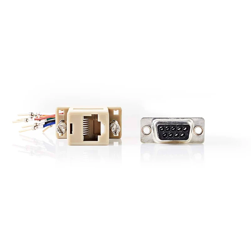 Seriële Adapter Adapter - D-SUB 9-Pins Male - RJ45 Female