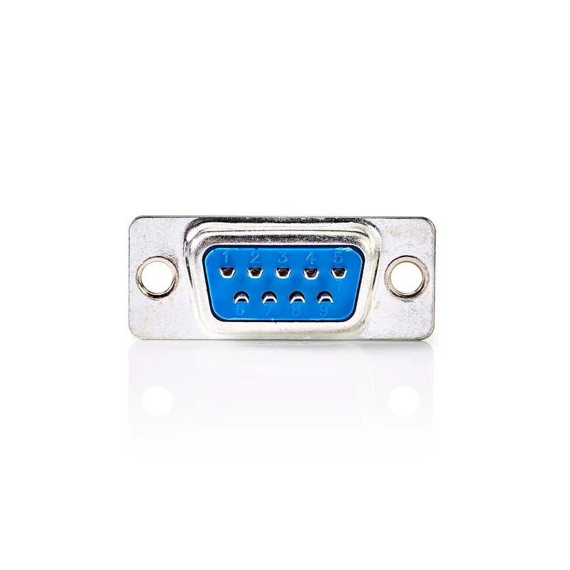 D-Sub-Chassisdeel D-SUB 9-Pins Female - Zilver - Doos