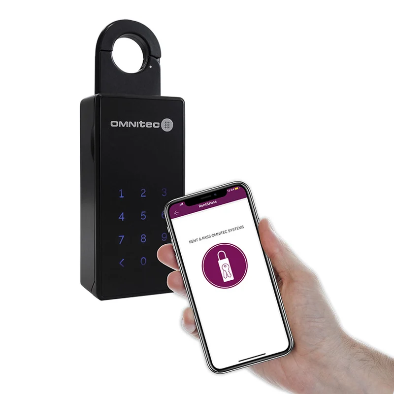 Omnitec Keysafe Chaveiro Fechadura Inteligente via Código Pin ou Bluetooth