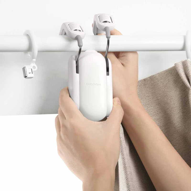 SwitchBot Robô de Cortina de Varão 3 Bluetooth Branco