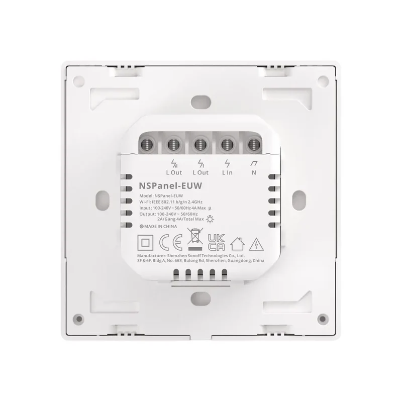 Sonoff NSPanel Ecrã Inteligente Multifunções Wifi Branco