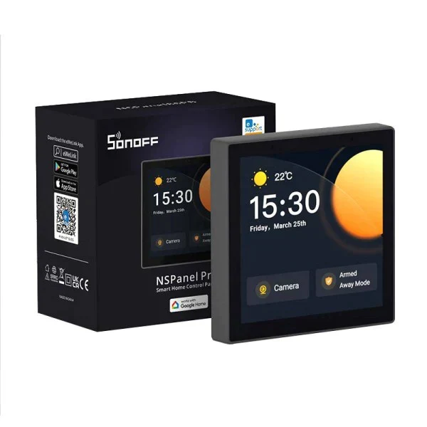 Sonoff NSPanel PRO Ecrã Multifunções Android Wifi Preto