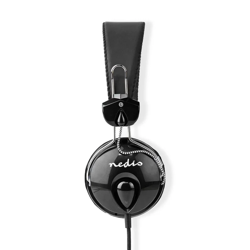 Bedrade On-ear Koptelefoon 3,5 mm - Kabellengte: 1.10m - Zwart