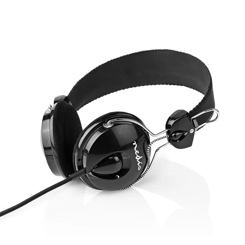 Bedrade On-ear Koptelefoon 3,5 mm - Kabellengte: 1.10m - Zwart