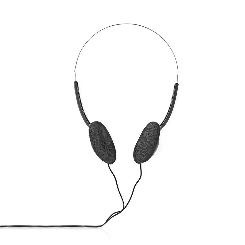 Bedrade On-ear Koptelefoon 3,5 mm - Kabellengte: 1.20m - Zwart