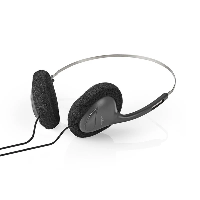 Bedrade On-ear Koptelefoon 3,5 mm - Kabellengte: 1.20m - Zwart