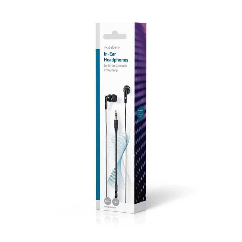 Bedrade Koptelefoon 3,5 mm - Kabellengte: 1.20m - Volumebediening