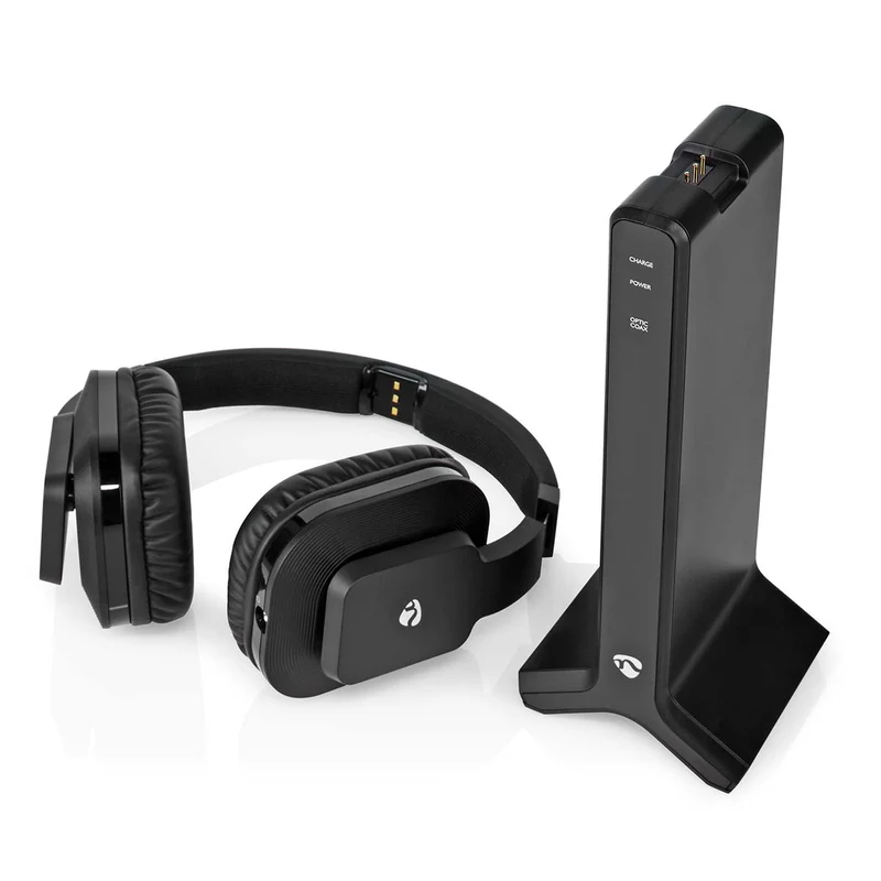 Draadloze TV-Koptelefoon RF, frequency 2.4 GHz - Over-Ear - Batterij 1 werkingstijd standaard verbruik: 480 min