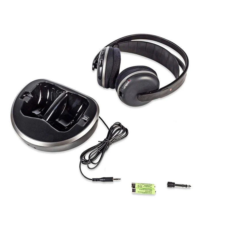 Draadloze TV-Koptelefoon RF, frequentie 868 MHz - Over-Ear - Batterij 1 werkingstijd standaard verbruik: 660 min