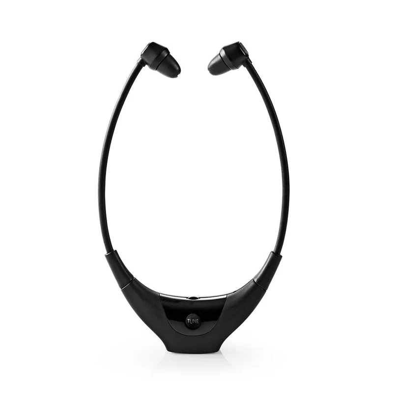 Draadloze TV-Koptelefoon RF, frequentie 868 MHz - In-Ear - Batterij 1 werkingstijd standaard verbruik: 270 min