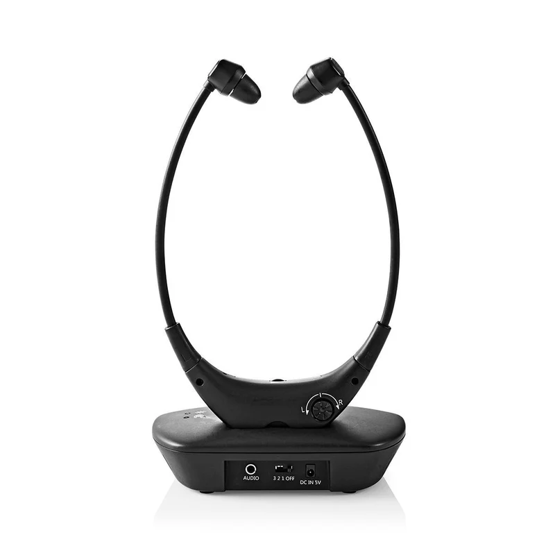 Draadloze TV-Koptelefoon RF, frequentie 868 MHz - In-Ear - Batterij 1 werkingstijd standaard verbruik: 270 min